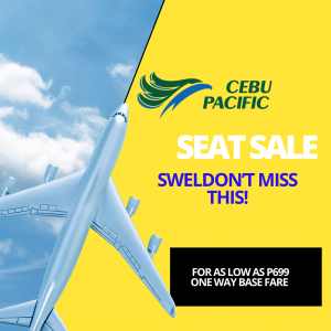 Read more about the article Fly with Cebu Pacific for Promo Seat Sale and Piso Fare for 2023!