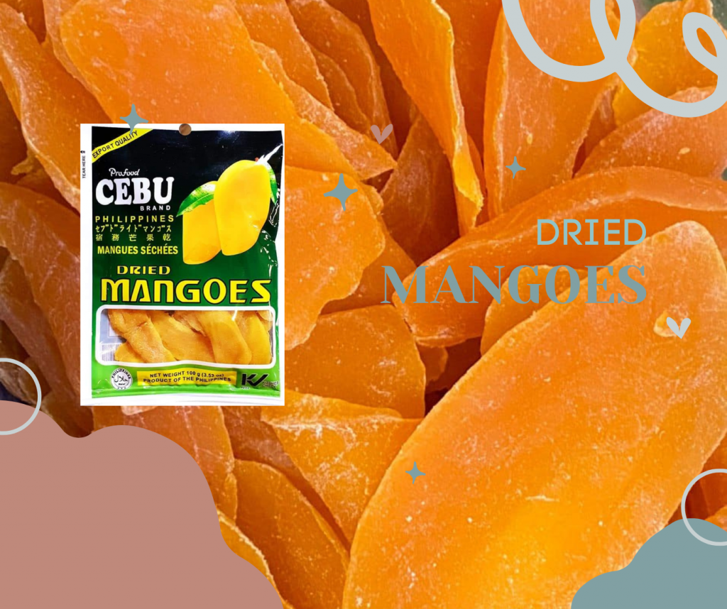 Are a well-known export product of the Philippines, with Cebu City being the center of the industry. This delicious snack is made by drying fresh mangoes in the sun or in a dehydrator until they are chewy and have a concentrated sweet and tangy flavor. #DriedMangoes #CebuCity #Philippines #ExportProduct #MangoProduction #HealthySnack #SweetAndTangy #Versatile #Organic #PreservativeFree #Souvenir #GiftItem #PhilippineFruits #TropicalDelight