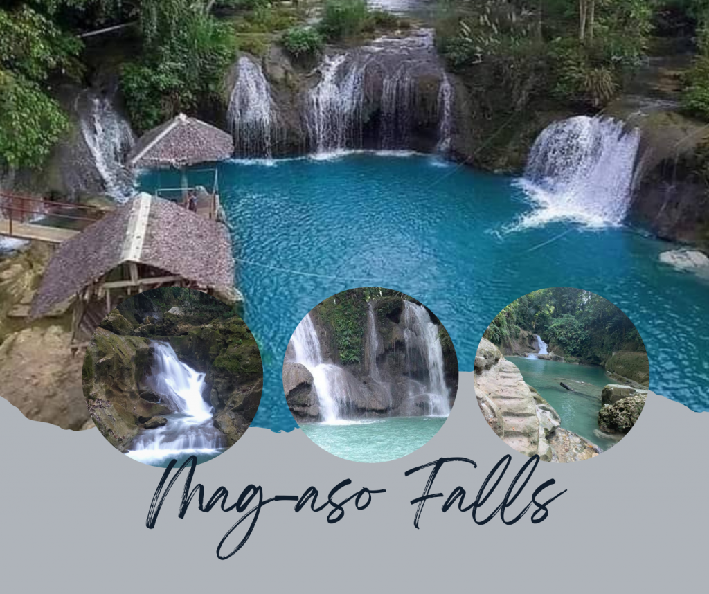 Is located in the municipality of Antequera, around 20 kilometers from the provincial capital, Tagbilaran City. The falls is a multi-tiered cascade that drops into a clear, turquoise-colored natural pool, surrounded by lush green vegetation. The water is so clear that you can see the bottom of the pool, and the scenery is simply breathtaking. #MagAsoFalls #Bohol #Philippines #NatureLovers #WaterfallAdventures
